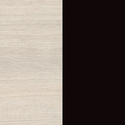 Расцветка Дерево: Дуб Шамони светлый (124)/Черный