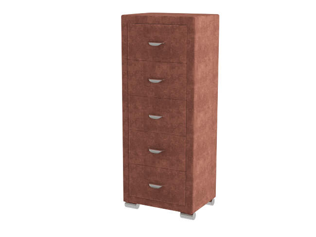 Комод Orma Soft 2 (5 ящиков), цвет: Лофти Рыжий Комод Orma Soft 2 (5 ящиков), цвет: Лофти Рыжий