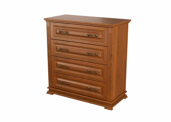 Комод Венеция, цвет: Массив: Красно-коричневая