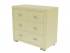 Комод Orma Soft 2 (4 ящика), цвет: Экокожа Кремовая Комод Orma Soft 2 (4 ящика), цвет: Экокожа Кремовая