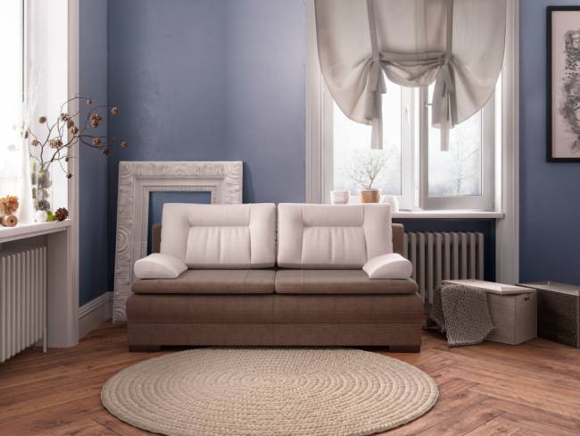 Диван Easy Home Hard, цвет: ткань Shaggy Vision/Shaggy Linen Диван Easy Home Hard, цвет: ткань Shaggy Vision/Shaggy Linen