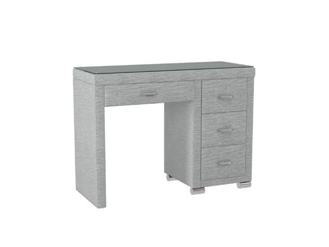 Туалетный стол OrmaSoft 2 (4 ящика) правый, цвет: Глазго Серый Туалетный стол OrmaSoft 2 (4 ящика) правый, цвет: Глазго Серый