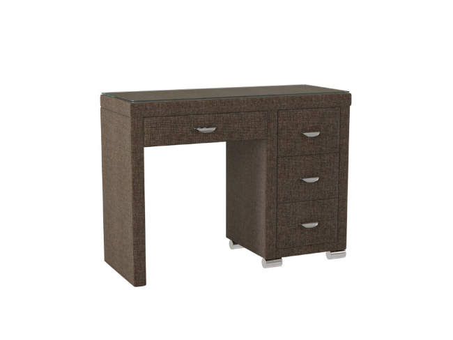 Туалетный стол OrmaSoft 2 (4 ящика) правый, цвет: Глазго Коричневый Туалетный стол OrmaSoft 2 (4 ящика) правый, цвет: Глазго Коричневый