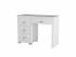 Туалетный стол OrmaSoft-2 (4 ящика) левый, цвет: Экокожа Белый Туалетный стол OrmaSoft-2 (4 ящика) левый, цвет: Экокожа Белый