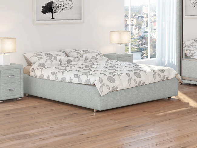 Кровать Como 1 Base, цвет: Глазго Серый Кровать Como 1 Base, цвет: Глазго Серый