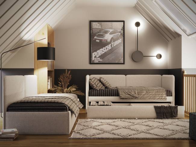 Кровать Bruno с подъемным механизмом Кровать Bruno с подъемным механизмом