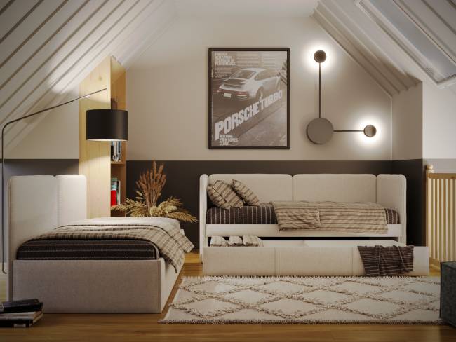 Кровать Bruno-Софа с выкатным ящиком Кровать Bruno-Софа с выкатным ящиком