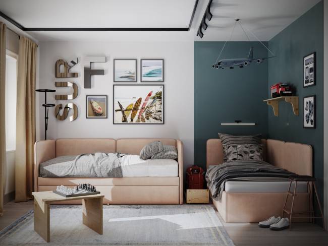 Кровать Bruno-Софа с дополнительным спальным местом Кровать Bruno-Софа с дополнительным спальным местом