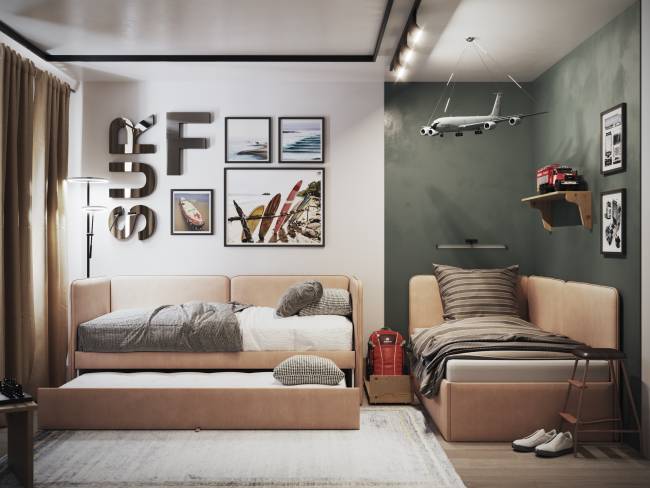 Кровать Bruno-Софа с дополнительным спальным местом Кровать Bruno-Софа с дополнительным спальным местом